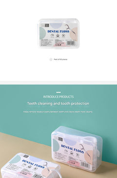 Features of Dental Floss Picks for clean teeth