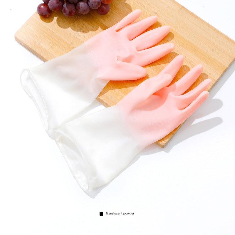 Full set of different sizes of kitchen cleaning gloves