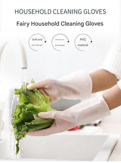 Comfortable cleaning gloves displayed in kitchen setting