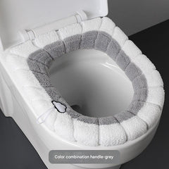 Another stylish toilet seat cover option
