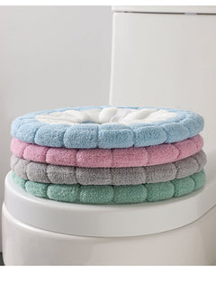 Another stylish toilet seat cover option