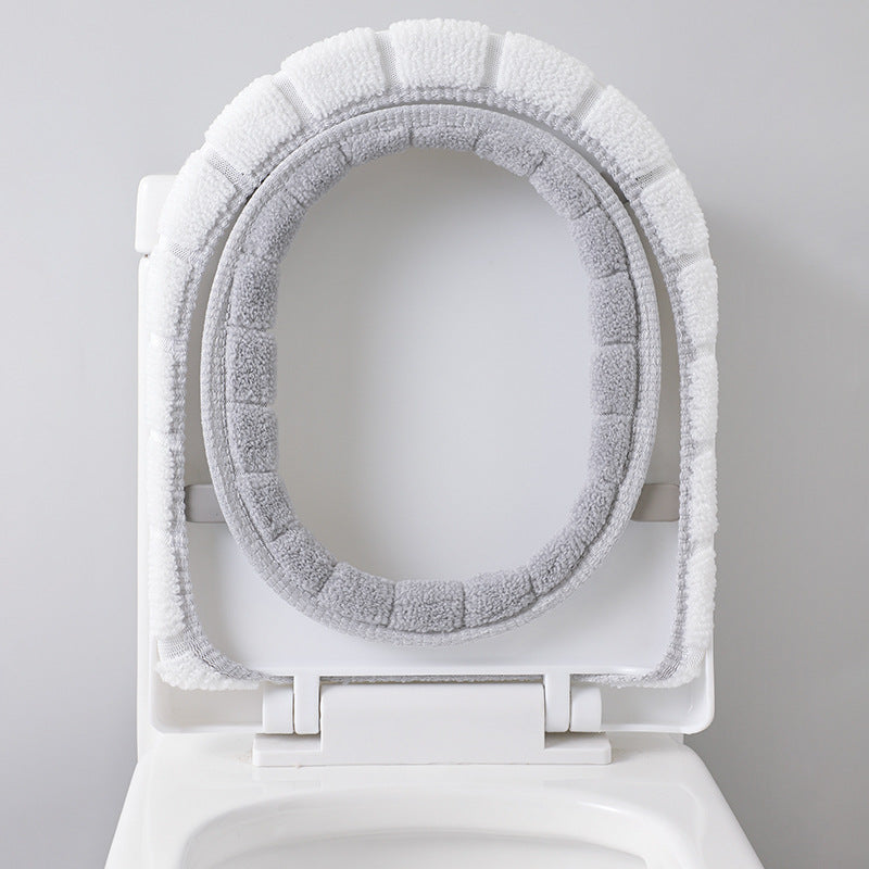 Stylish pink toilet seat cover for home