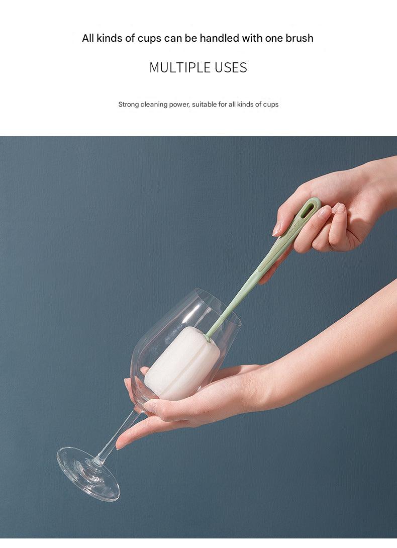 Effortless Cup Cleaner Brush in use