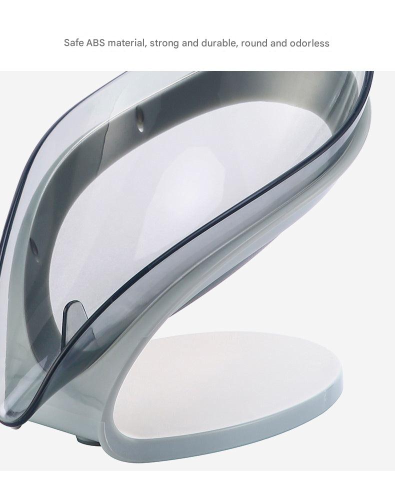 Innovative soap holder preventing water puddles