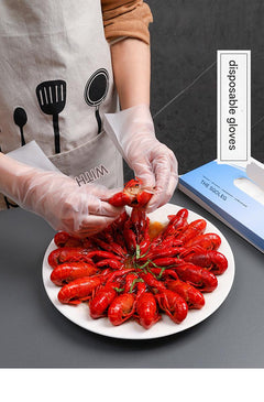 Multiple size options of disposable TPE gloves