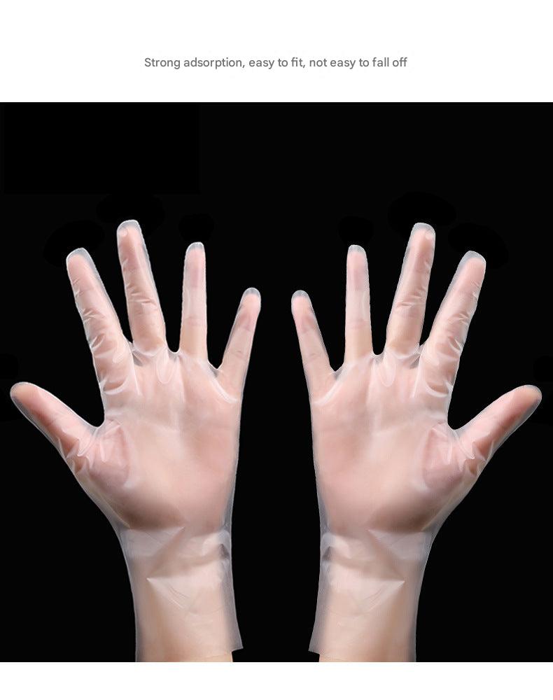 Multiple size options of disposable TPE gloves