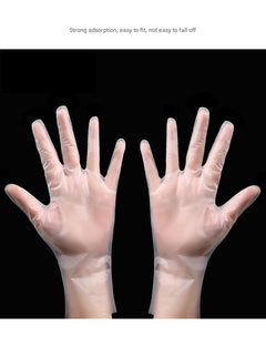 Multiple size options of disposable TPE gloves