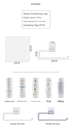 Multiple designs of paper towels for kitchen use