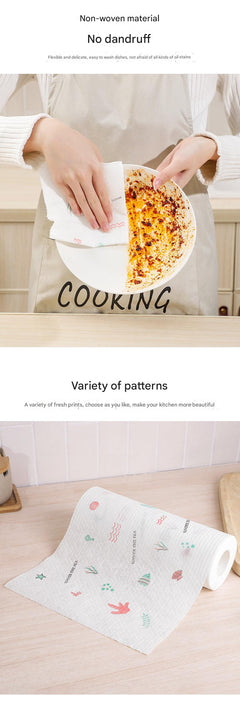 Paper towels effectively soaking up spills