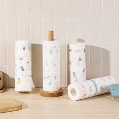 Stylish cleaning paper towels in different patterns
