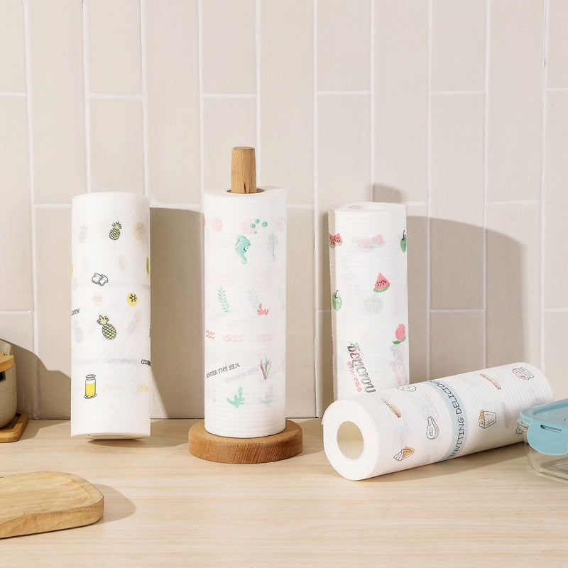 Stylish cleaning paper towels in different patterns
