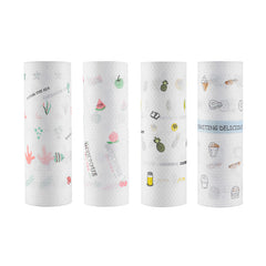 Paper towels effectively soaking up spills