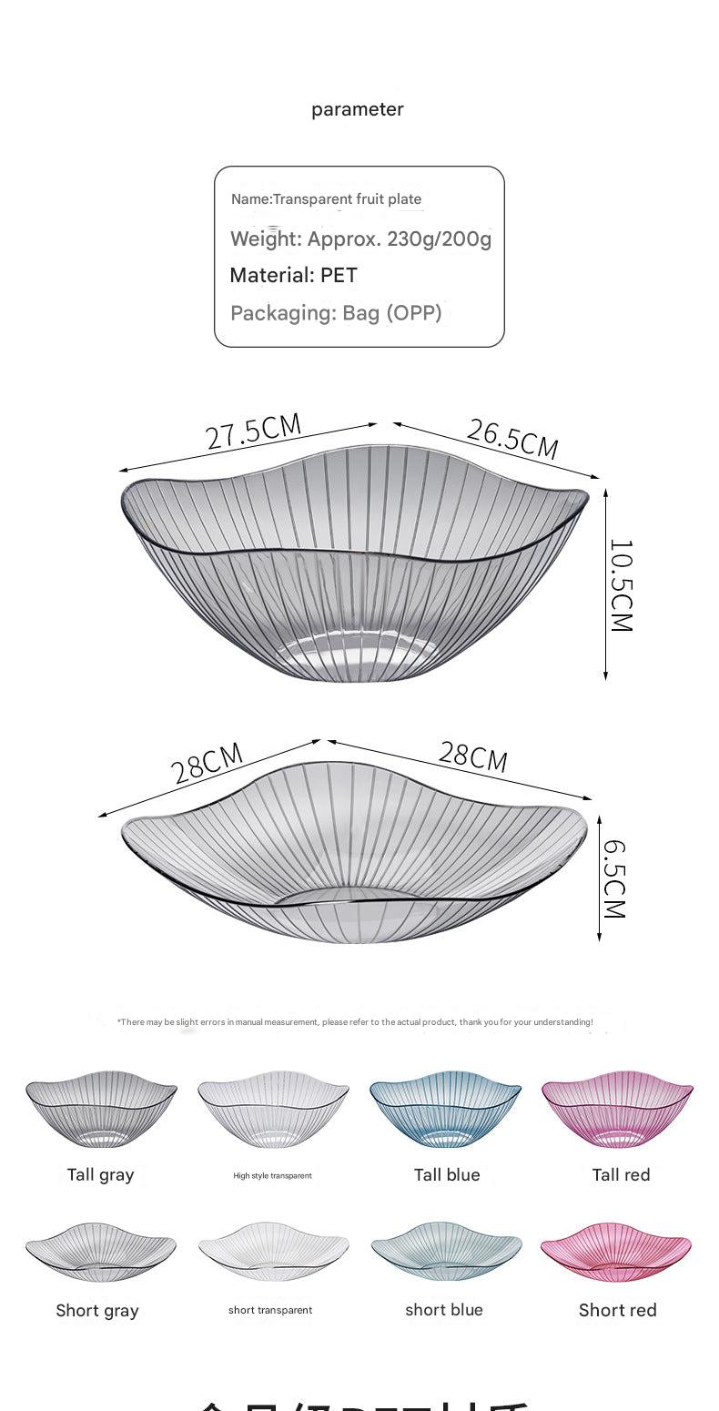 Stylish fruit bowl highlighted in kitchen