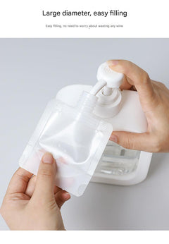 Compact and lightweight travel bottles set