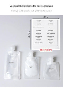 Leak-proof travel bottle 30ml for lotions