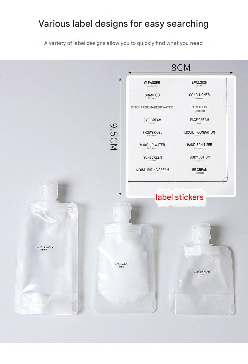 Leak-proof travel bottle 30ml for lotions