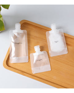 Easy refill cosmetic bottles for travel convenience