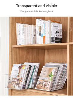 Organised workspace with clear storage bins