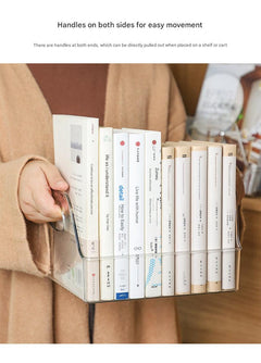 Stackable clear container for compact organisation