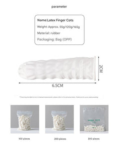 Image of Premium Disposable Latex Finger Cots 3
