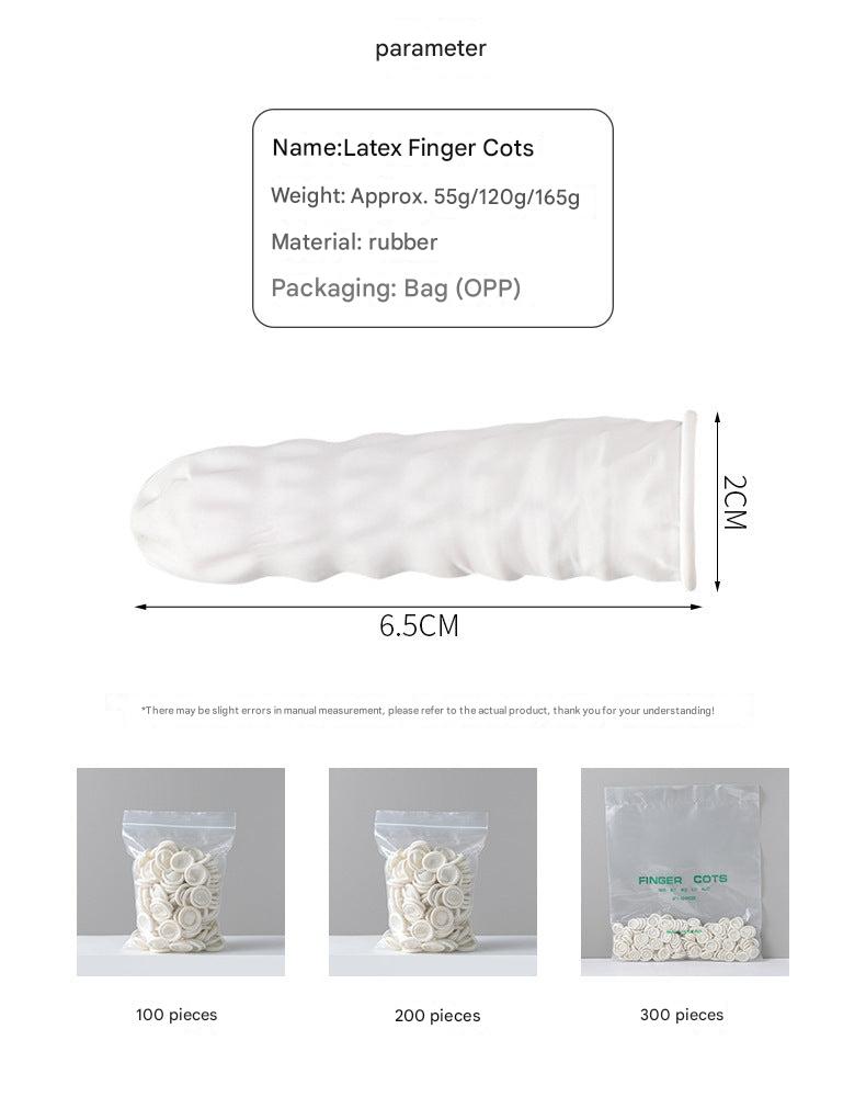 Image of Premium Disposable Latex Finger Cots 3
