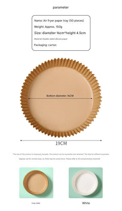 Non-Stick Air Fryer Paper Liner - Image 4