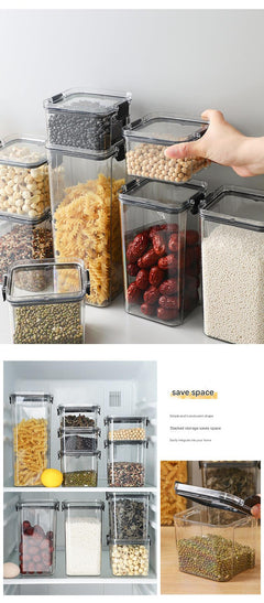 Microwave safe food storage jars in kitchen