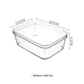 Portable clear jewellery case for travel accessories