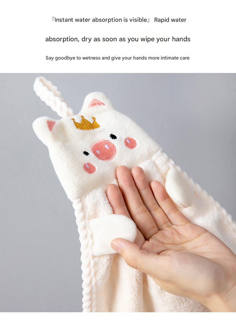 playful design hand towel for children