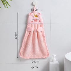 moisture absorbing hand towels in use