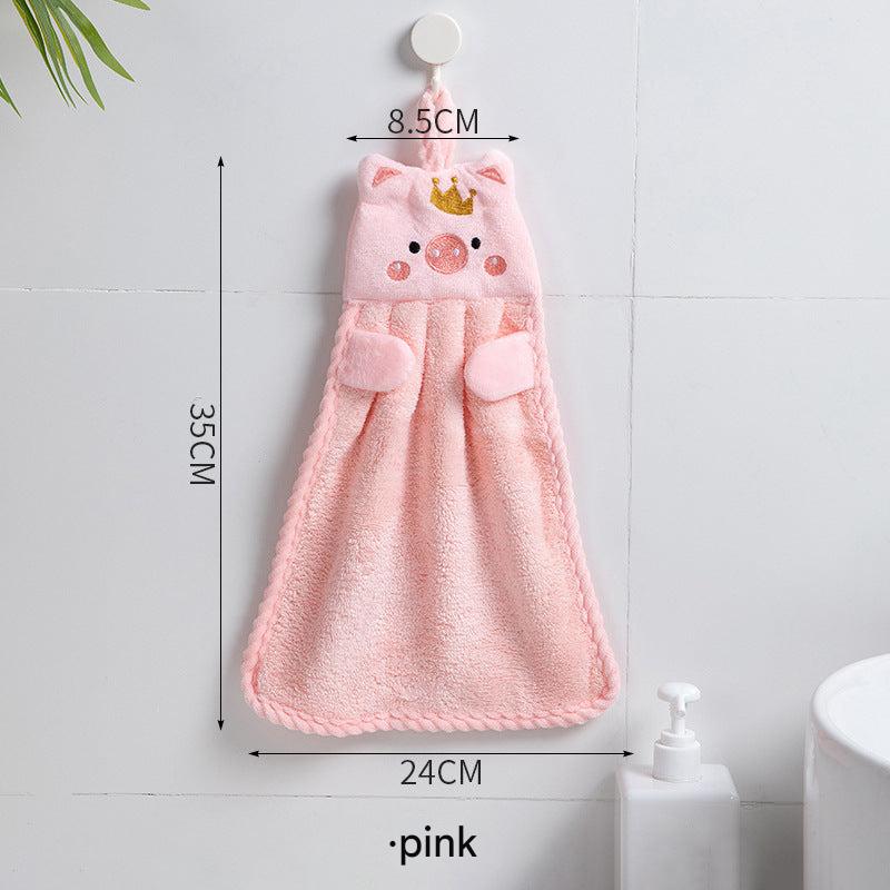 moisture absorbing hand towels in use