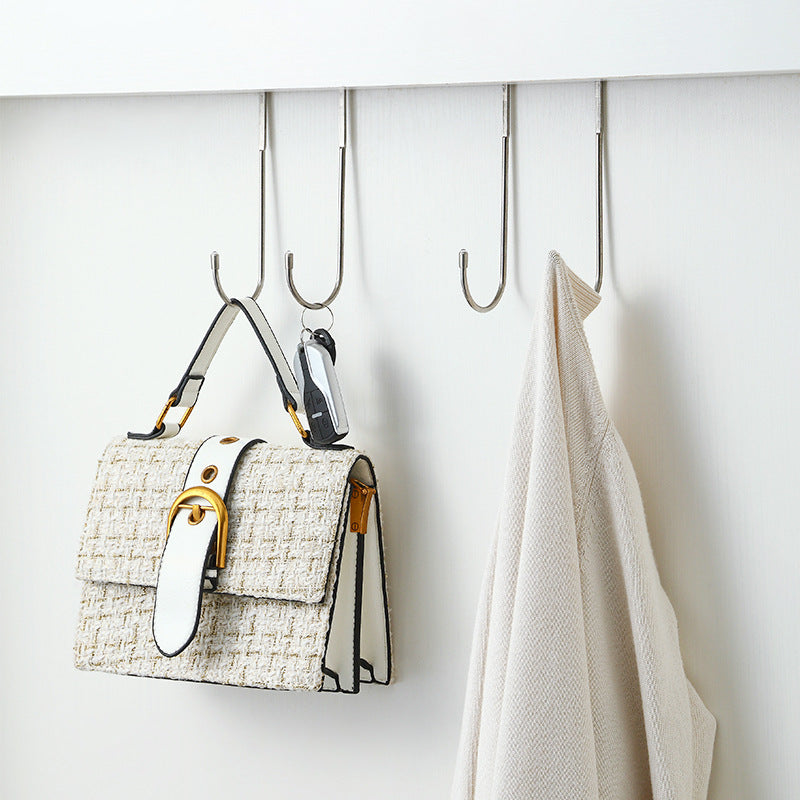 Rust-resistant hook shown in bathroom setting
