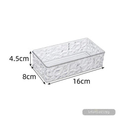 Stylish clear storage box for makeup - image 2