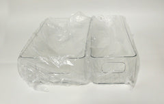Clear desktop organizer for makeup and stationery - image 1