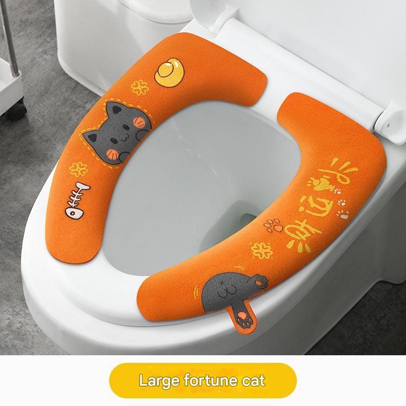Universal fit toilet seat cushion