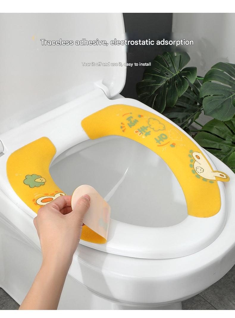Decorative toilet cushion for bathroom use