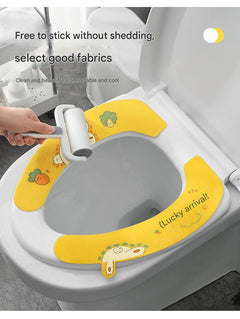 Year-round comfortable toilet seat