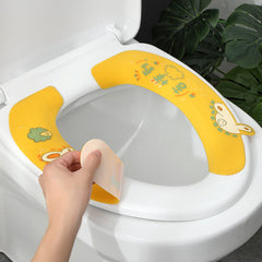 Universal fit toilet seat cushion