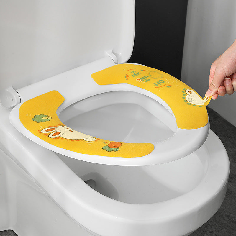 Water-resistant non-woven fabric toilet cushion