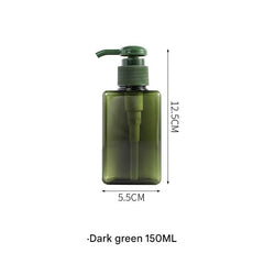 different capacities of liquid bottles