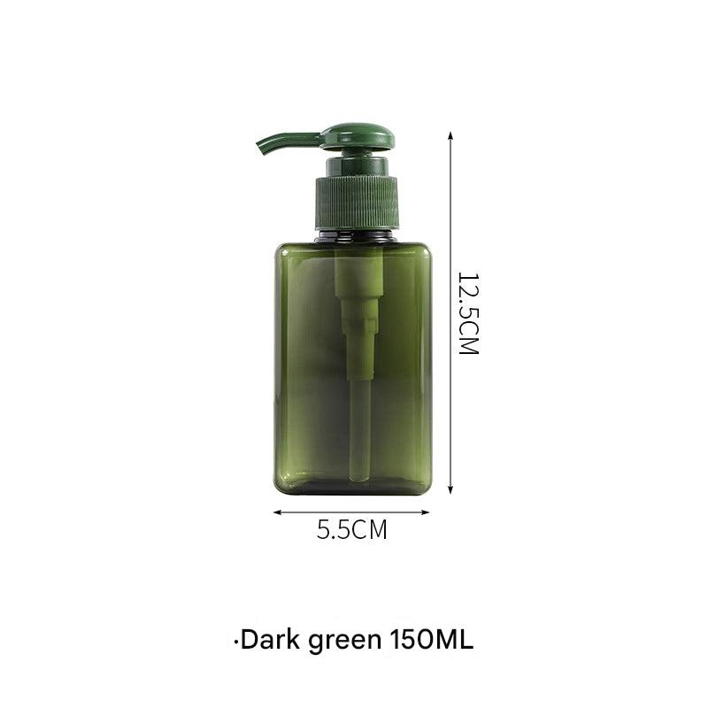 different capacities of liquid bottles