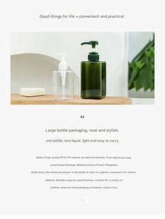 user-friendly pump top travel bottle