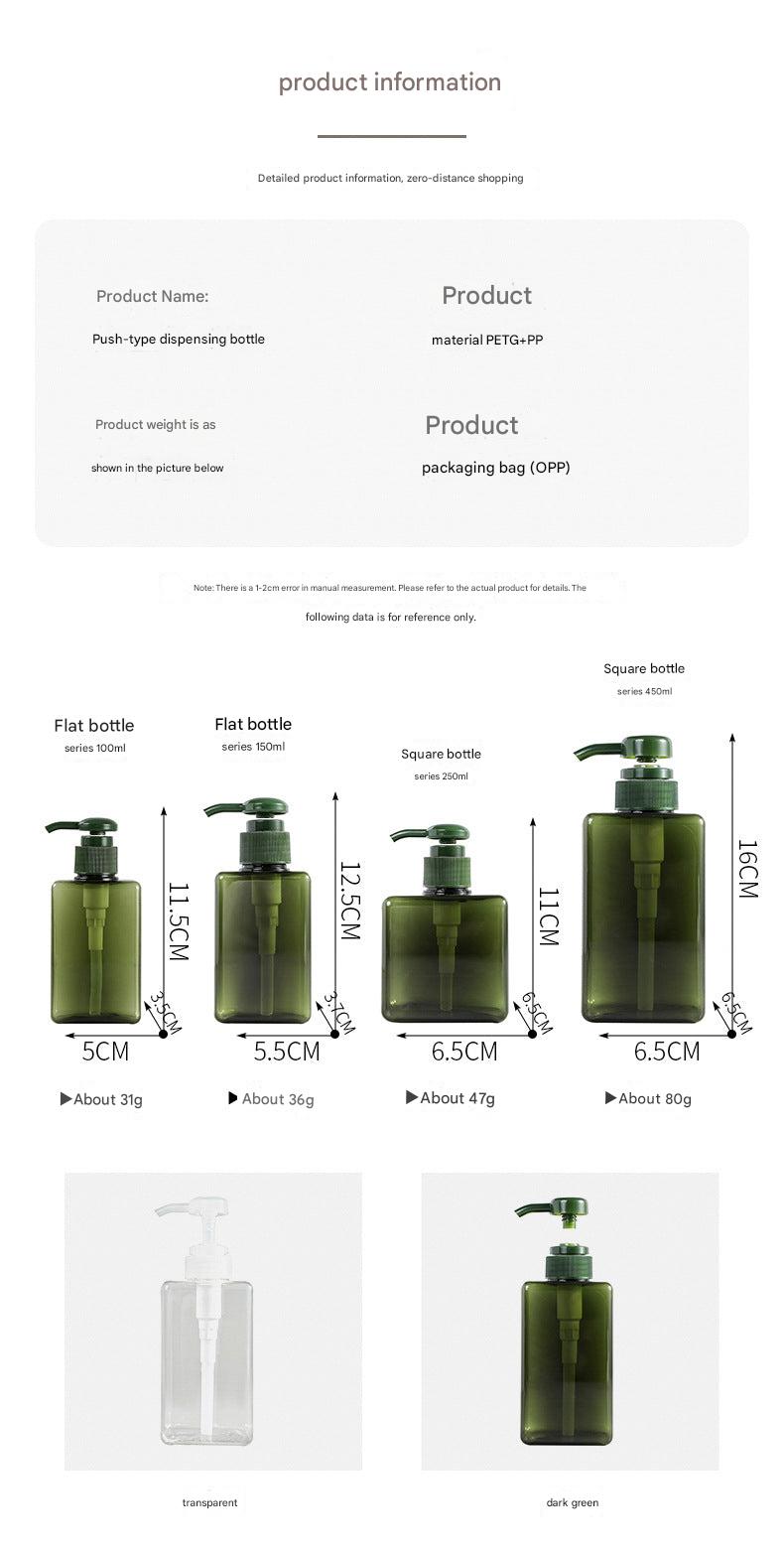 organised travel bottles for liquids