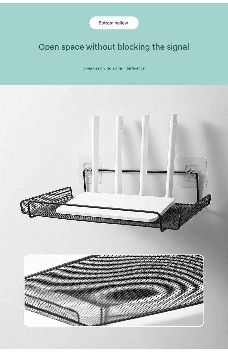 no-drill adhesive wall shelf for modern interiors