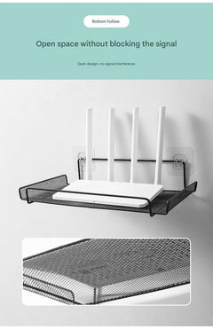 no-drill adhesive wall shelf for modern interiors