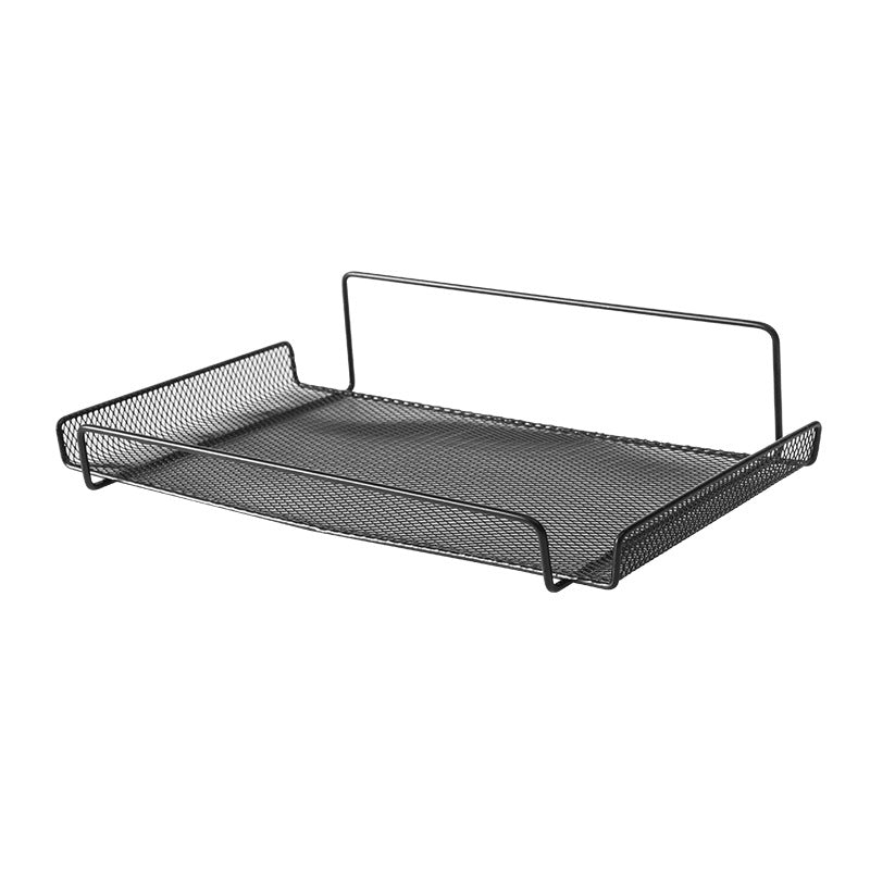 stylish storage shelf in white for devices