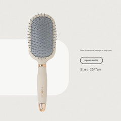Detailed view of the brush's nylon bristles.