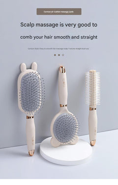 Close-up of the portable anti-static cushion brush.