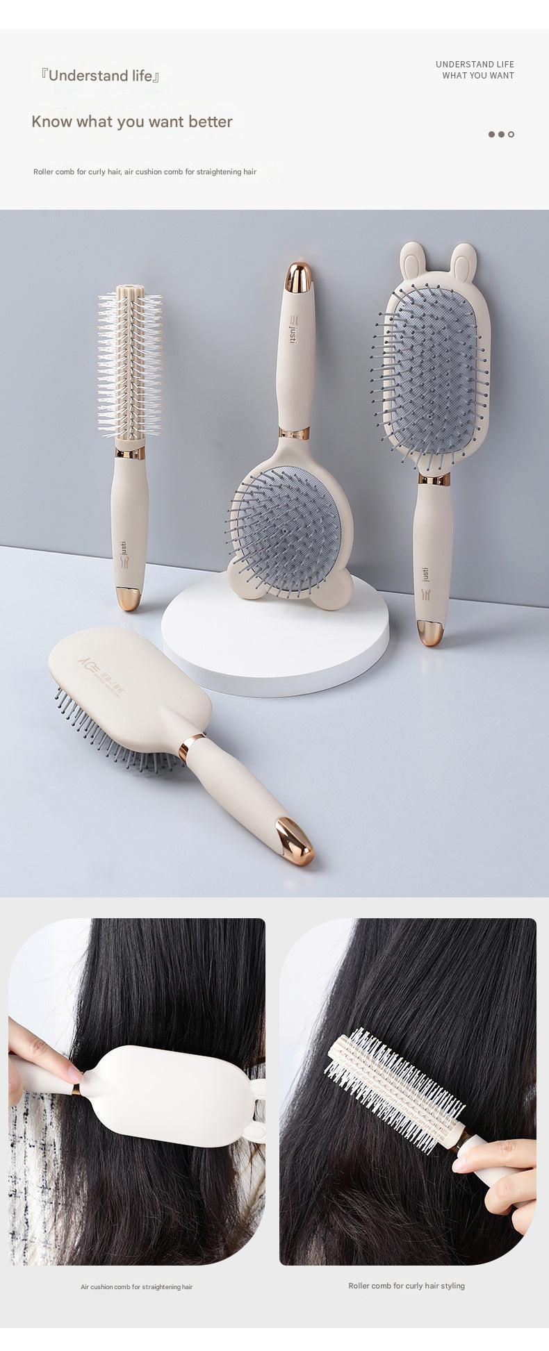 Lightweight brush ideal for travel.