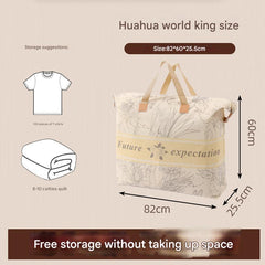 Space-saving storage bag for bedding
